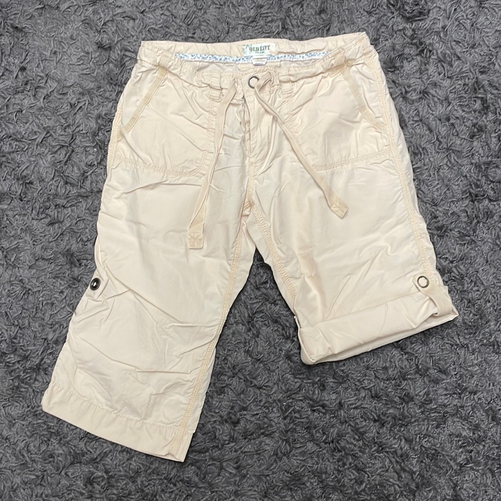 Old Navy Khaki Low Rise Bermuda Shorts